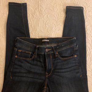 COPY - New Express Legging / skinny Jeans, Mid rise, size 27 / 4 short